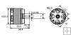 250MX Brushless Motor(3600KV) HML25M01