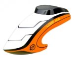 Kabina (Kanopa) black/neon-orange pro LOGO 200